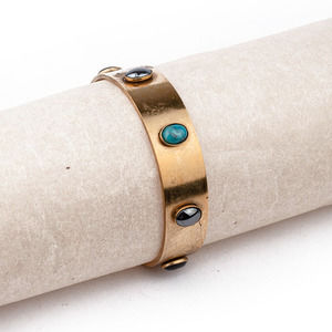 Ela Stone Bracelet Women Black